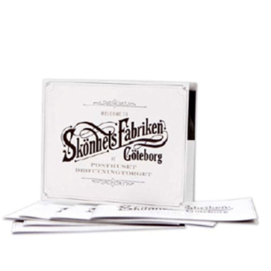 broschyr skönhetsfabriken